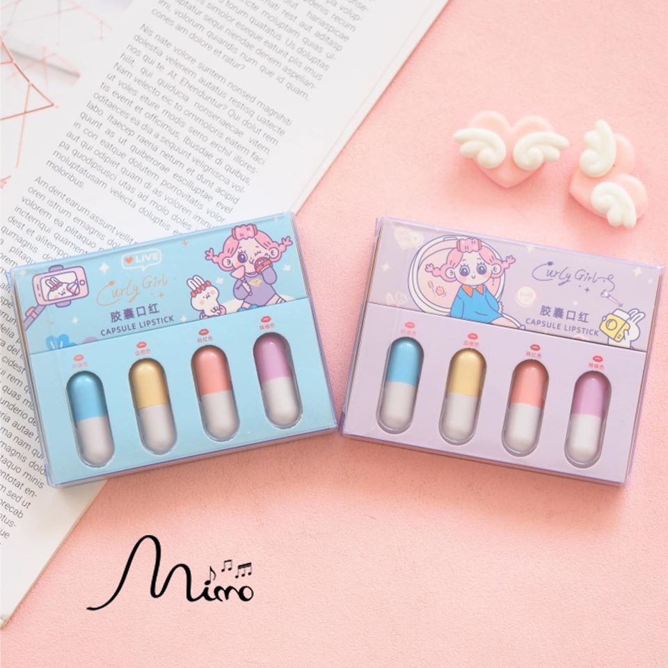set son mini hình viên thuốc