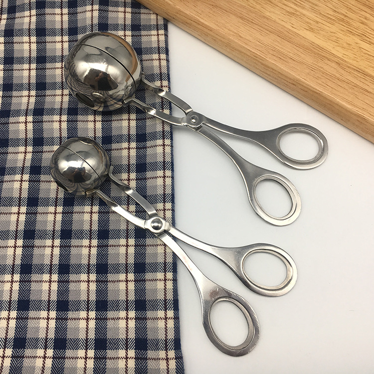 Dụng cụ kẹp thịt viên chả viên inox đa năng dùng để kẹp thịt viên chả viên