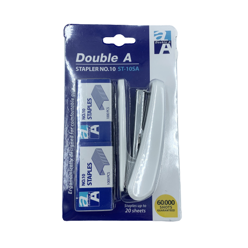 Double A Vỉ Dập Ghim Số 10 (1 Dập Ghim Số 10 + 2 Đinh Ghim Số 10)