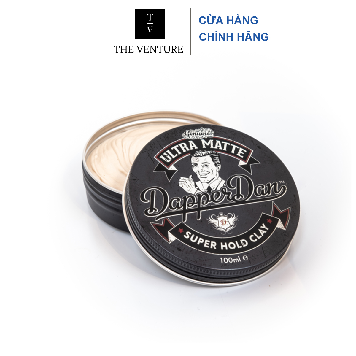 Sáp Vuốt Tóc Nam Dapper Dan Ultra Matte Clay Pomade - 100 ml