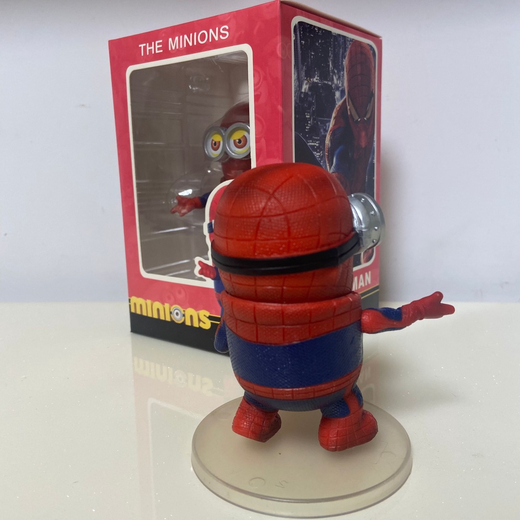 Mô hình Minion cosplay ironman, người nhện cực dễ thương
