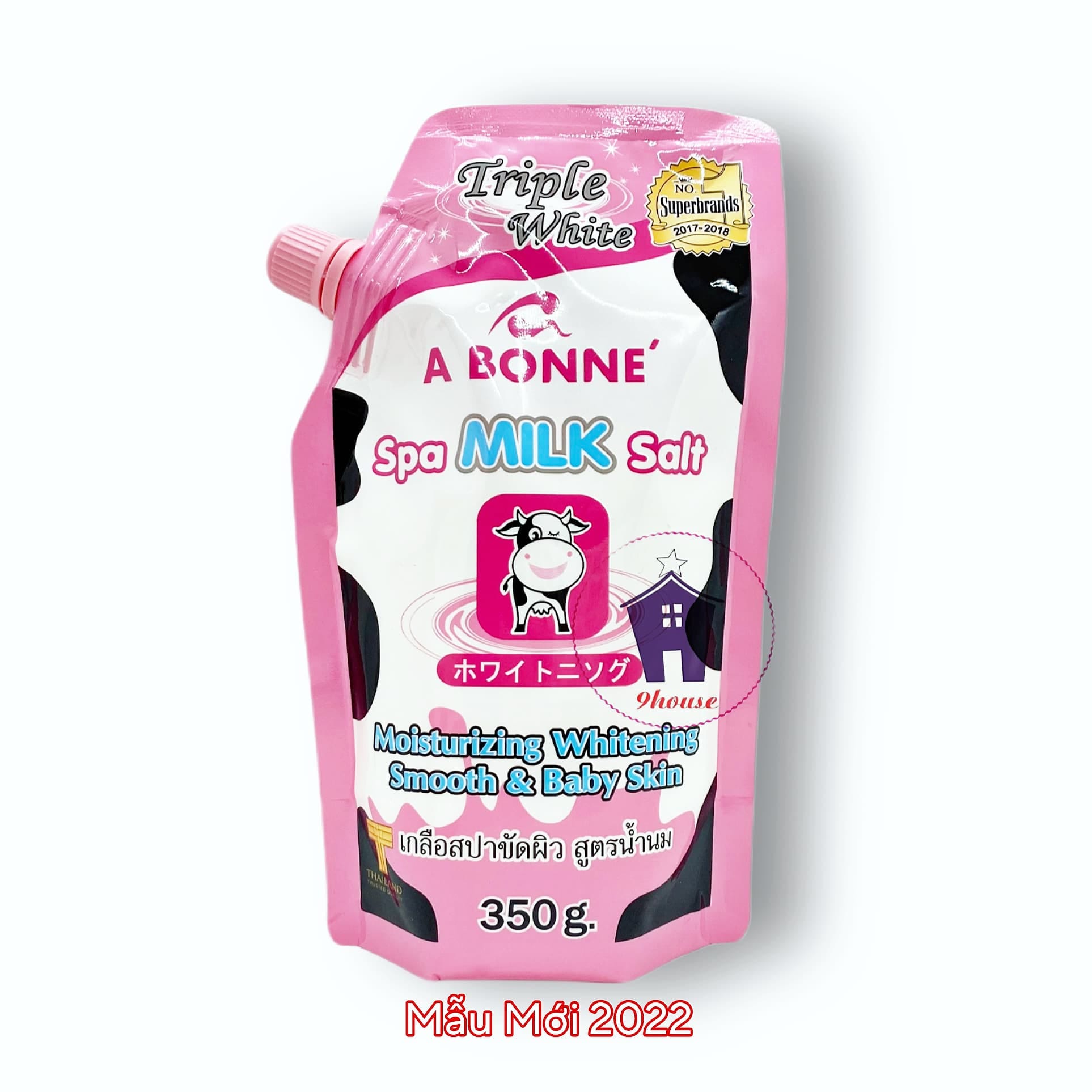 01 Muối Tắm Sữa Bò Abonne Thái Lan 350gram