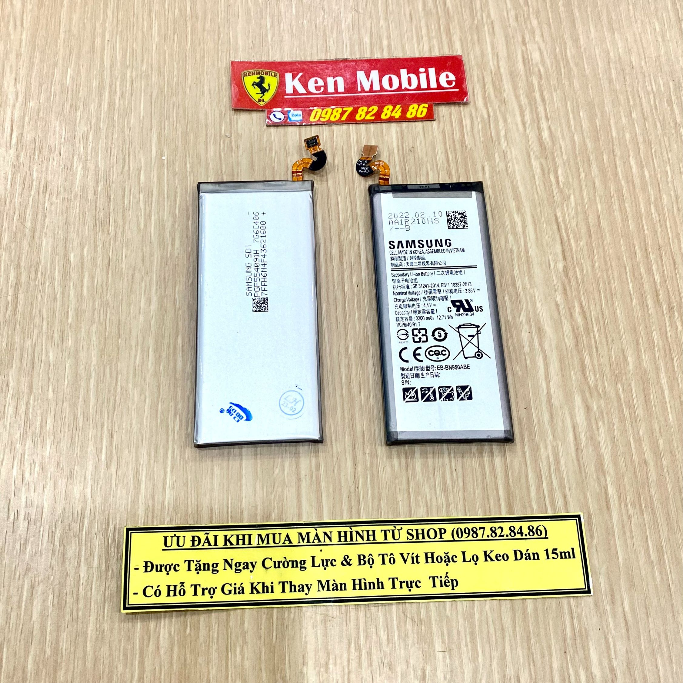 Pin thay thế cho samsung note 8, loại xịn