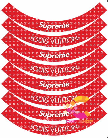Tem dán vành bản to Supreme (MS 701)