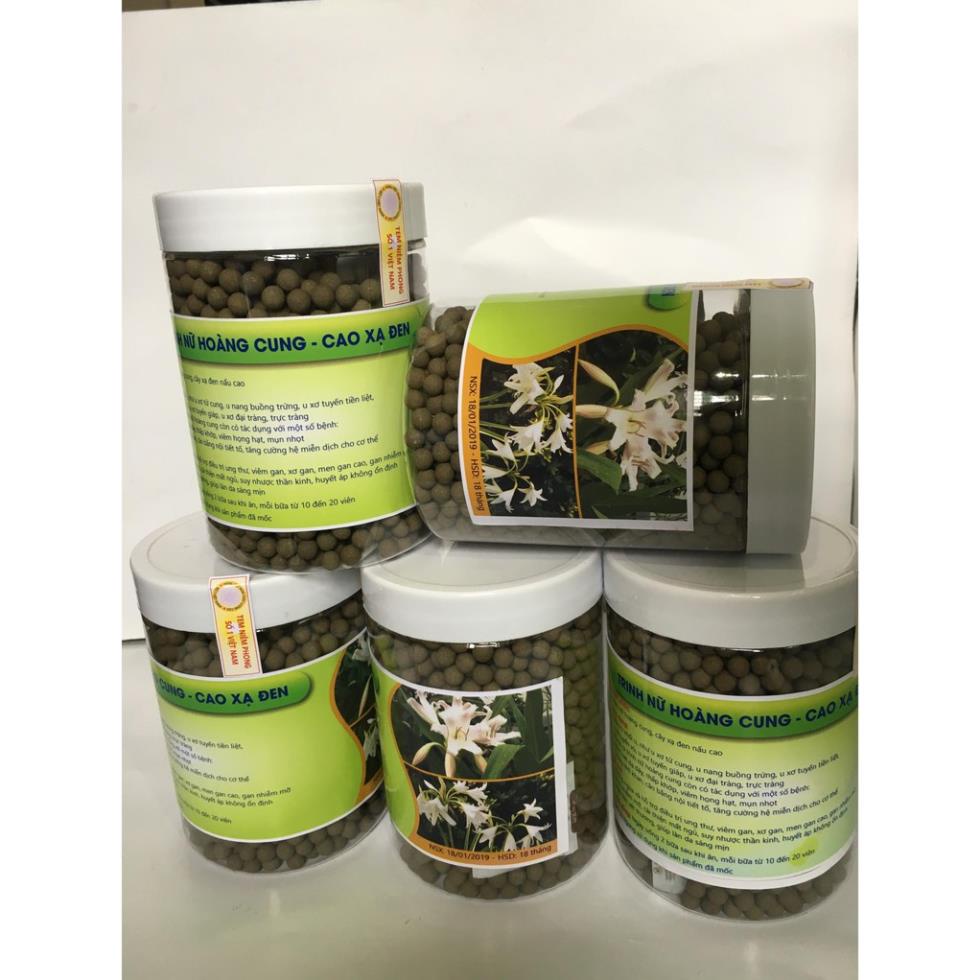viên trinh nữ hoàng cung cao xạ đen ( hũ 500g)