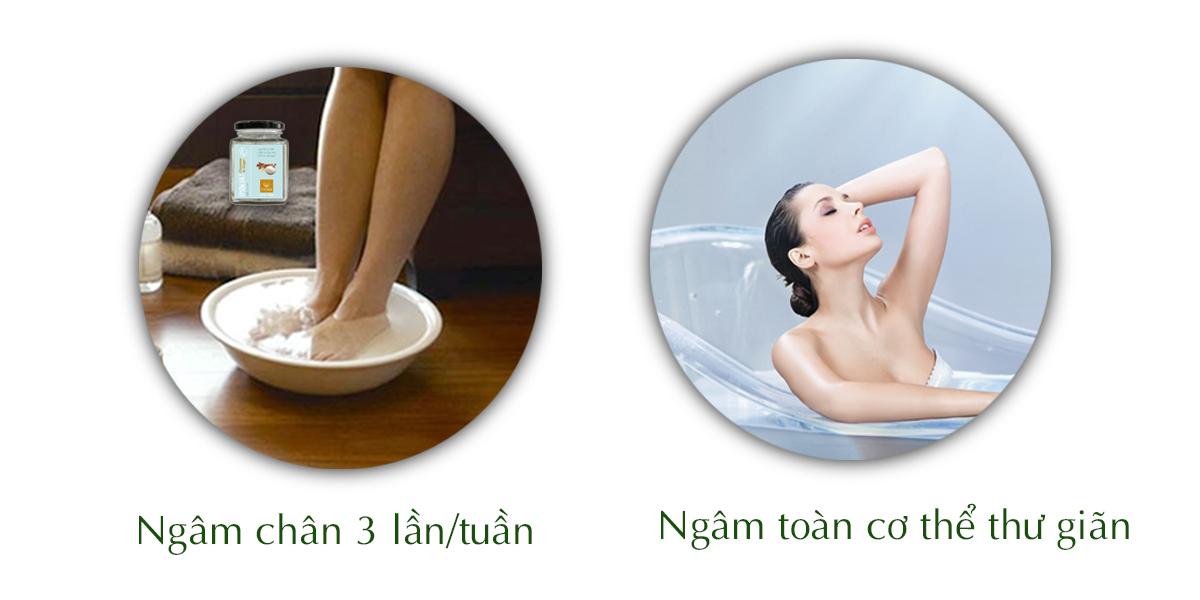 [HCM]Epsom Salt Cinnamon & Ginger - Muối Epsom Ướp Tinh Dầu Quế Gừng