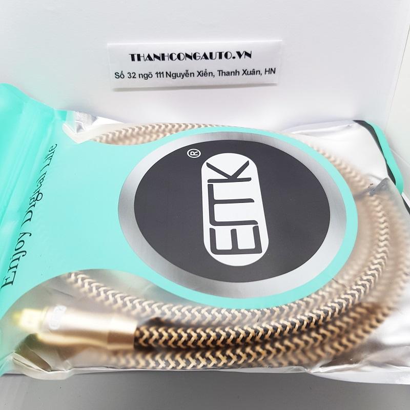 Cáp quang Audio ETK dài 5m (Cable Toslink OPTICAL)