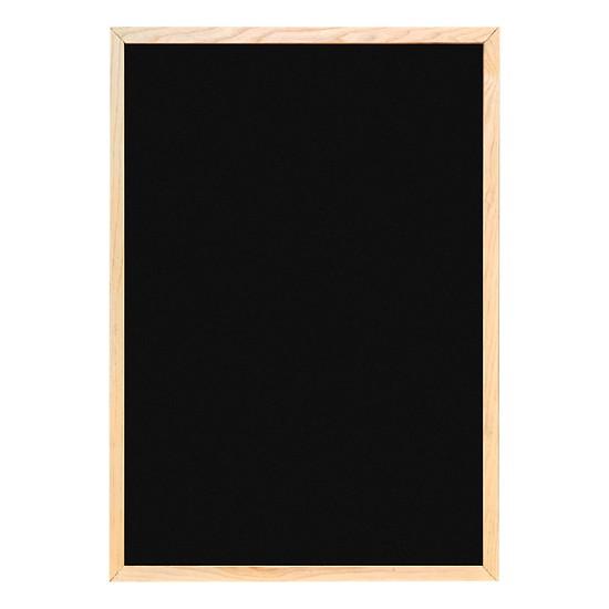 Bảng menu đen khung gỗ 60*100 cm ( Tặng Bút dạ quang, hộp phấn)
