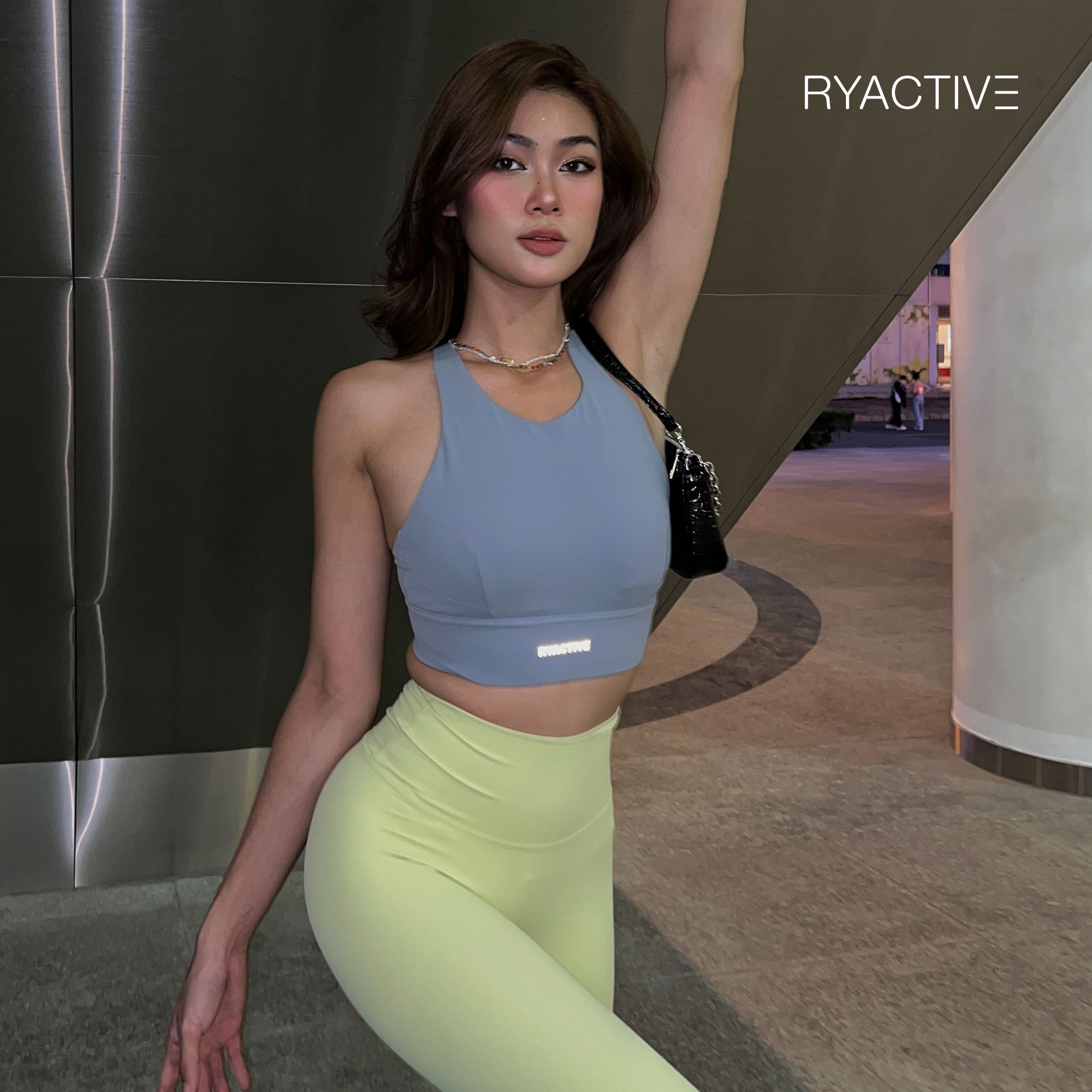 Áo ngực thể thao RYACTIVE -  COMPACT SPORTBRA Ultimate Grey