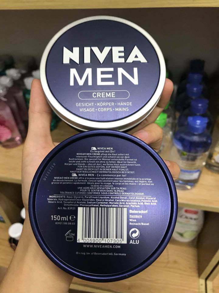 DƯỠNG ẨM NAM NIVEA MEN 150ml
