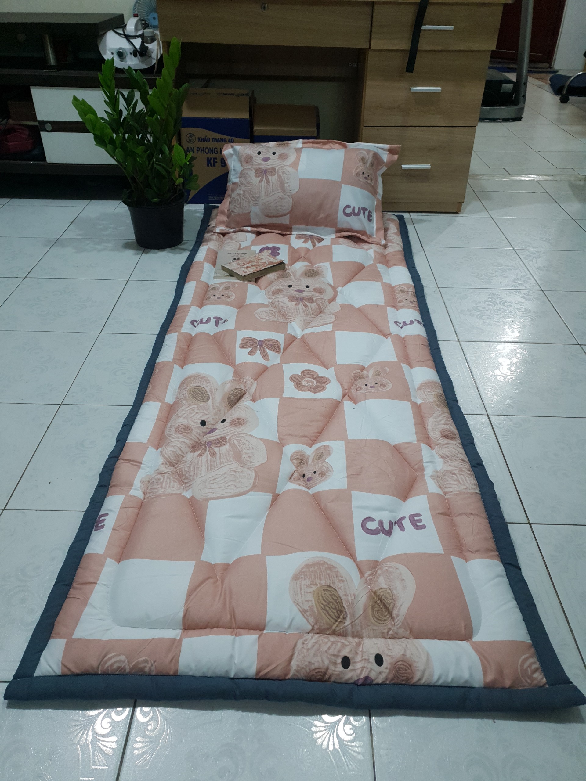 [TẶNG KÈM TÚI] NỆM VĂN PHÒNG- ĐỆM NGỦ VĂN PHÒNG 80*200cm