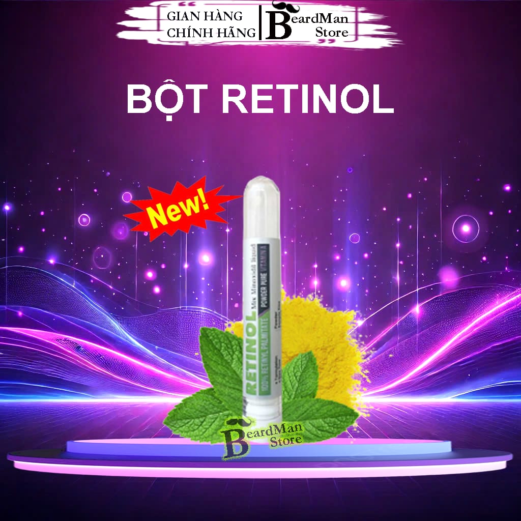 [HCM] Retinol Mix Minoxidil Hổ Trợ Mọc Râu Tóc