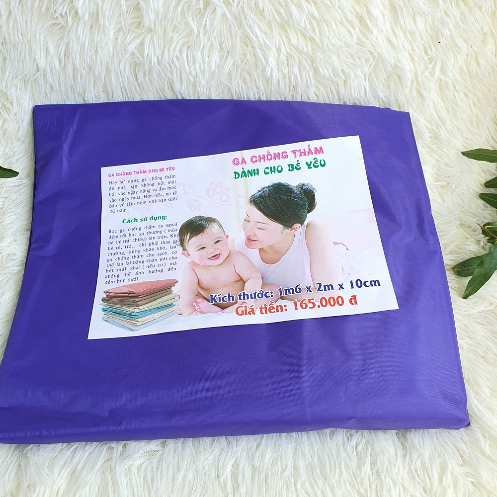 [Hàng xịn] Ga Chống Thấm Bọc Nệm Có Bo Chun Đủ Kích Thước