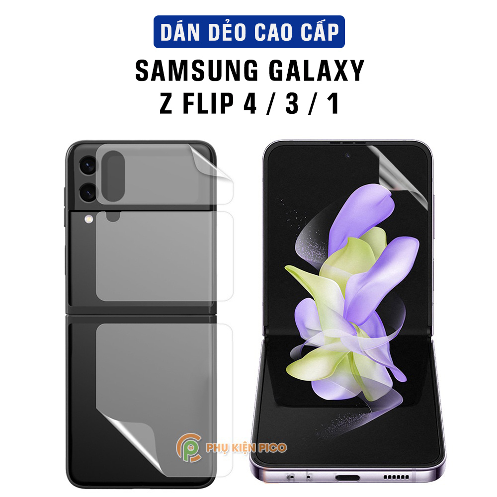 Dán màn hình Samsung Z Flip / Samsung Z Flip 3 5G / Z Flip 4 / Z Flip 5 full màn dẻo trong suốt - Dán dẻo Samsung Galaxy Z Flip 3