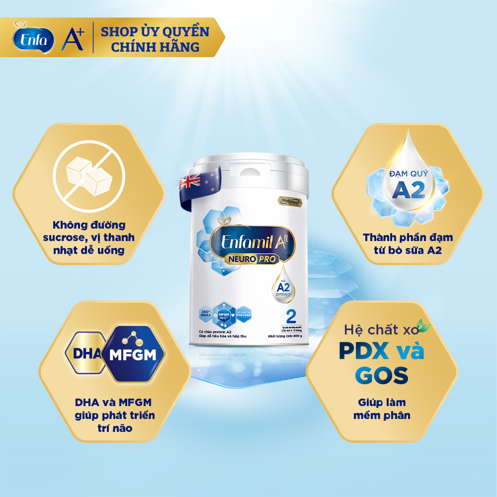 Sữa Enfamil A2 NeuroPro số 2 (800g)