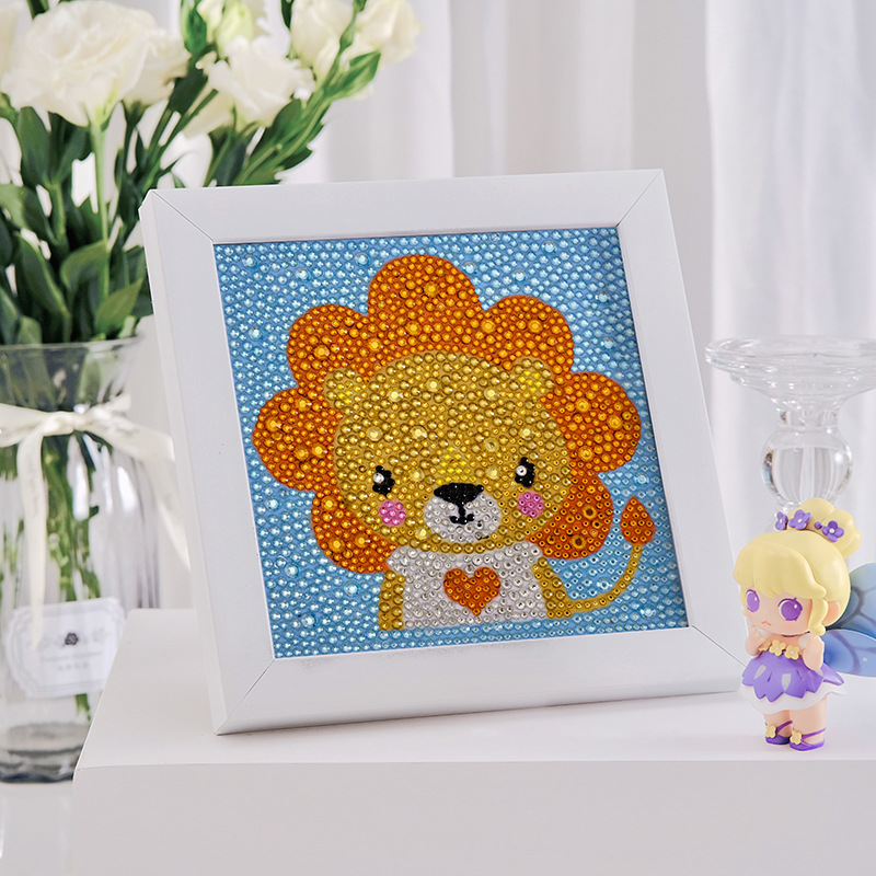 Tranh đính hạt đá sticker 3D mini siêu hạt dẻ cho bé