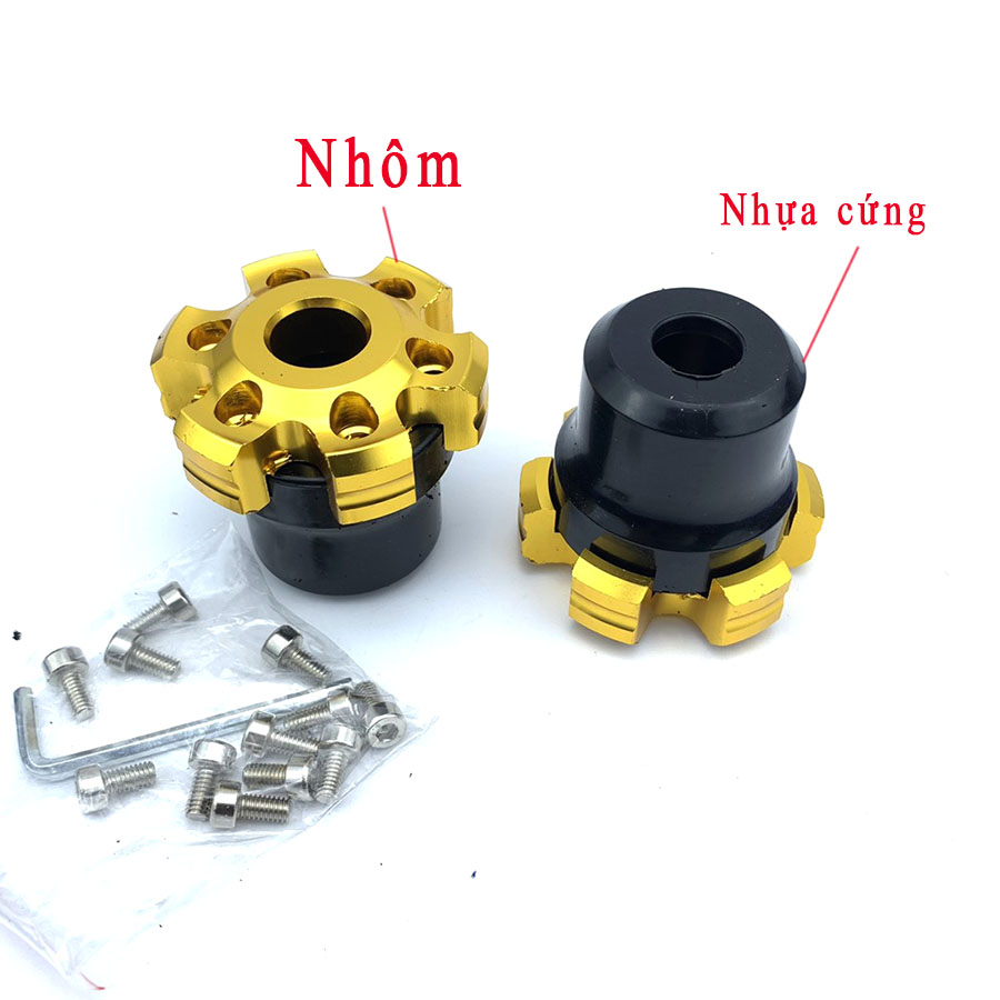 Gù Chống Đổ Trước 6 Cạnh Gắn Xe Máy Trang Trí [ 1 Đôi ]