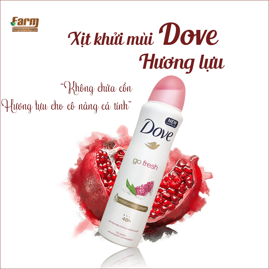 Xịt khử mùi Dove - Hàng Mỹ 150ml