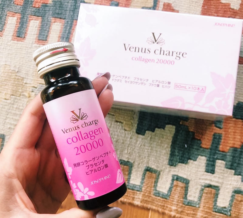 Nước uống Collagen Venus Charge 20.000mg (Hộp 10 chai x 50ml)