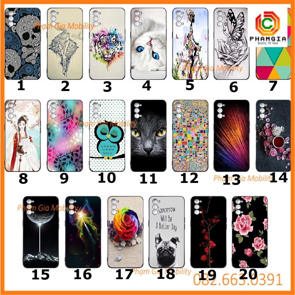 Ốp lưng Oppo Reno 4 in hình sắc nét, nhiều mẫu đẹp(P2)
