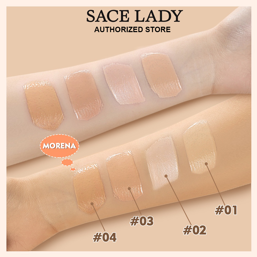 SACE LADY 2PCS Makeup Set BB Cushion+Oil Control Waterproof Face Powder