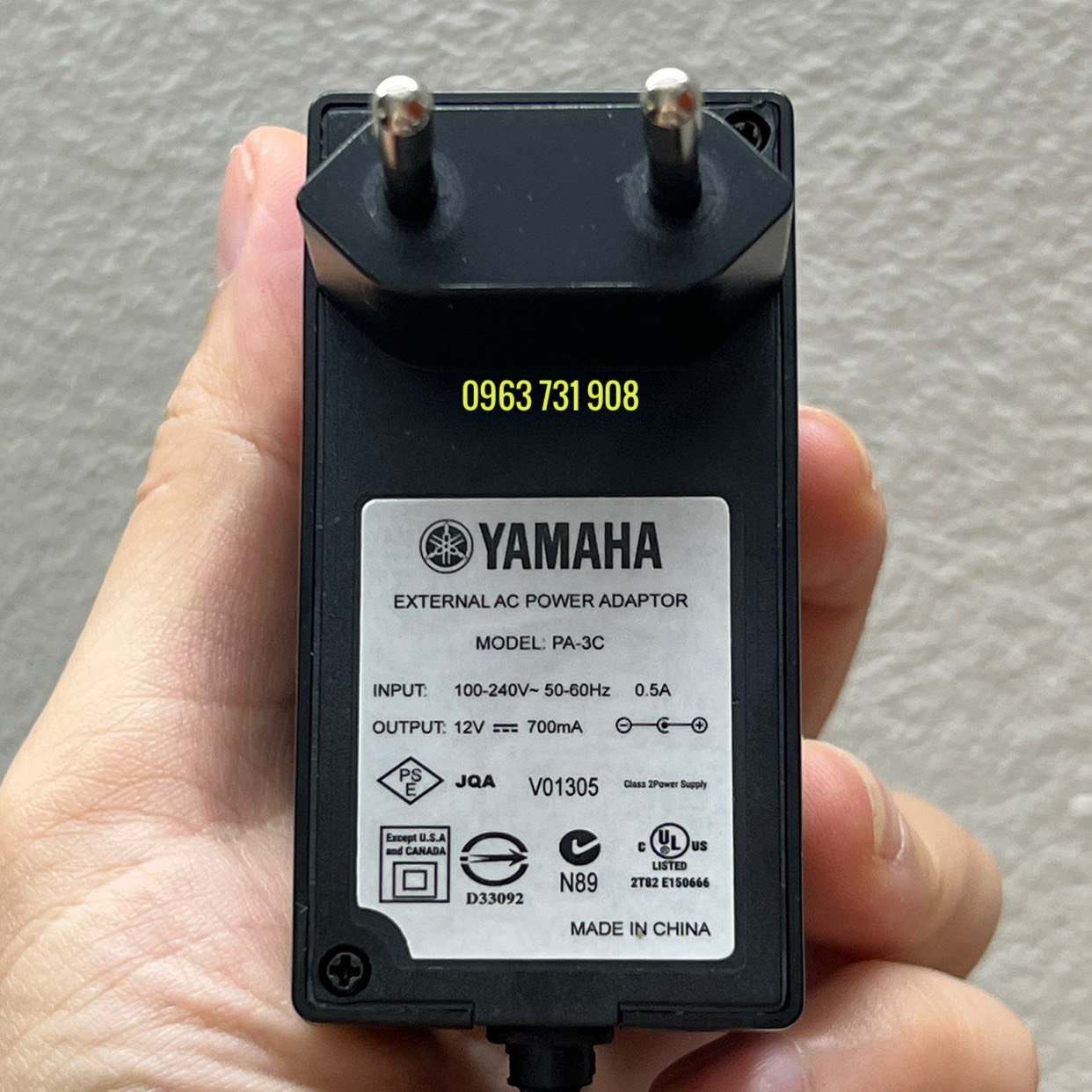 Yamaha Fz6 Accessori Alimentatore 12V Per Tastiera Yamaha EZ-200 - Adattatore UK, Cavo 2 Metri Yuasa Yt12b-Bs - Foto 9