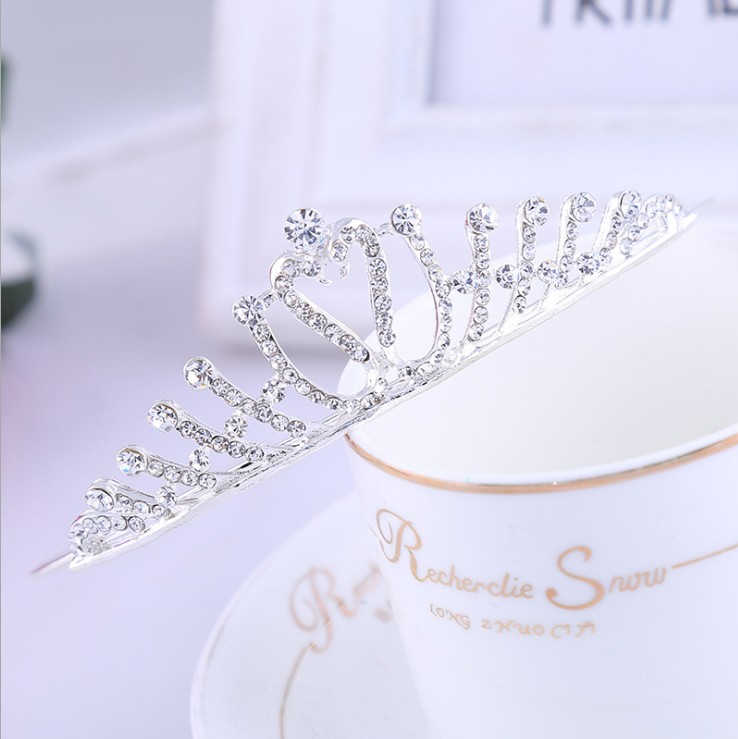 Bộ 2 Bờm vương miện cài tóc VM46 (Vàng)