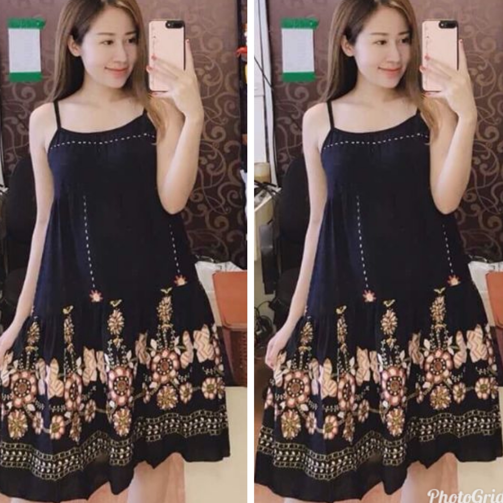 Váy bầu lanh chất mát 140