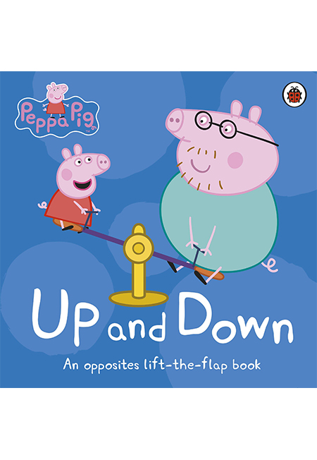 Sách - peppa pig: up and down: an opposites lift-the-flap book - phương nam book