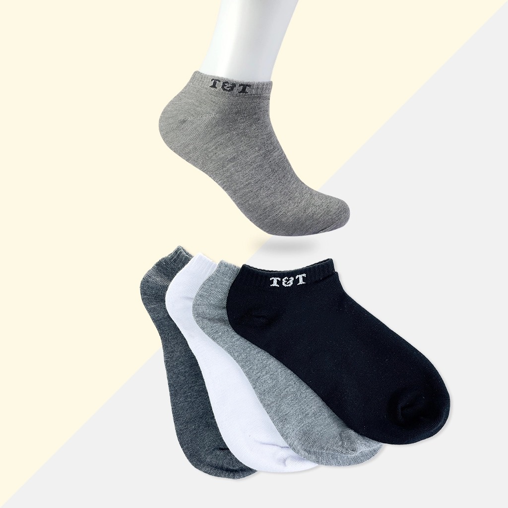 Tất 100% cotton tất đi giày lười