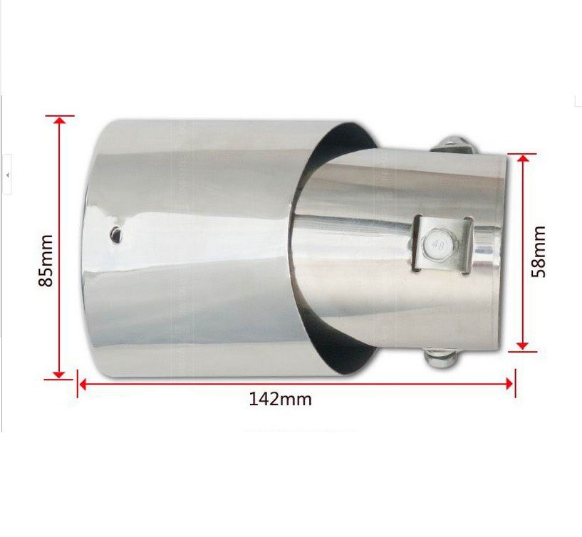 [HCM]Ống xả Pô xe ô tô elips dài 15cm