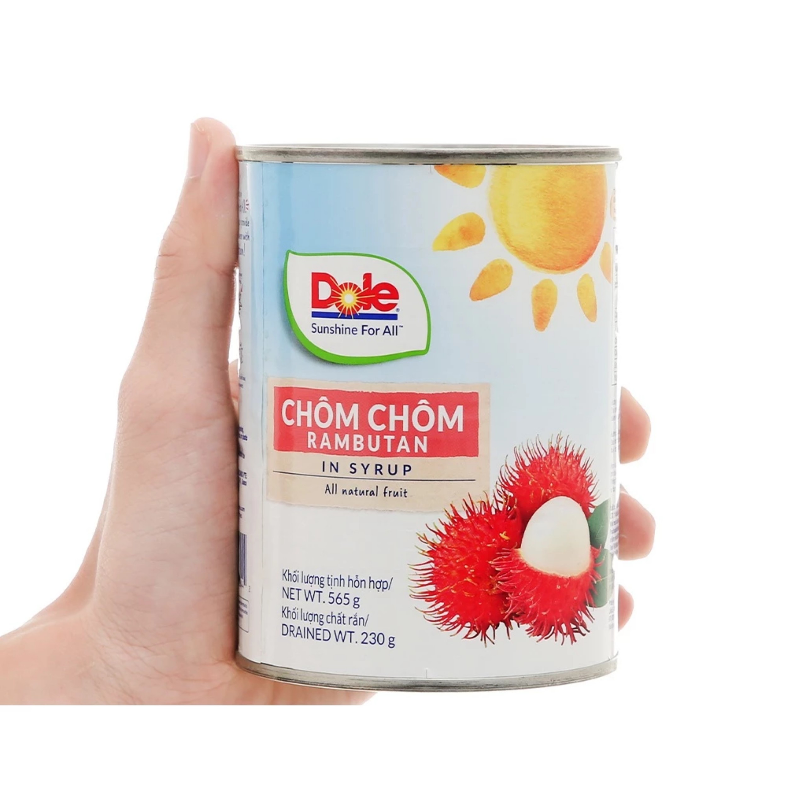 Chôm Chôm ngâm đống hộp Dole 565g