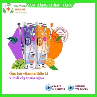 Mới mẻ Vitasip Kids - Multi Vitamin cho Bé - Ống hút diệu kỳ thumbnail