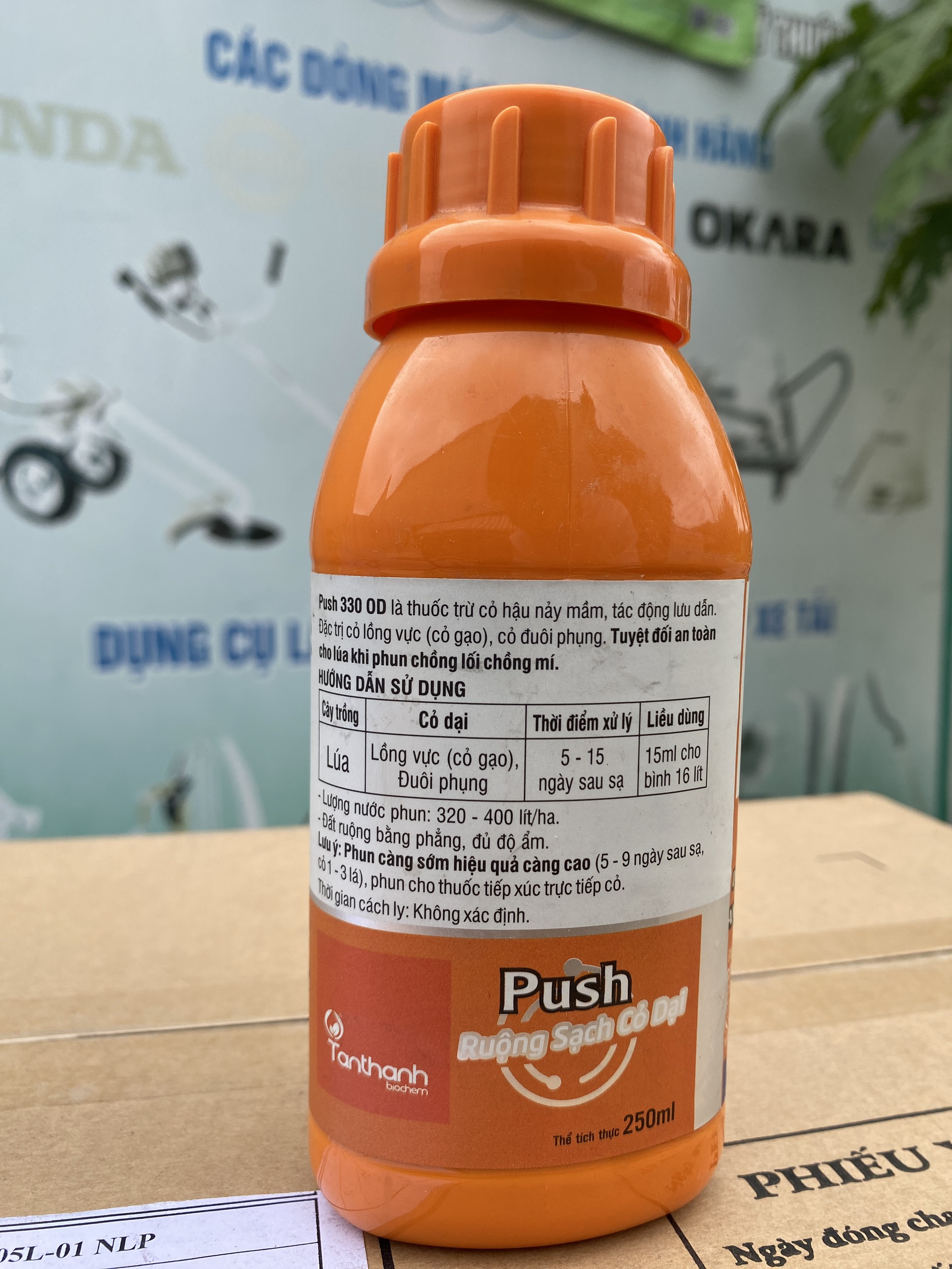 Thuốc trừ cỏ Push 330 OD 250ml