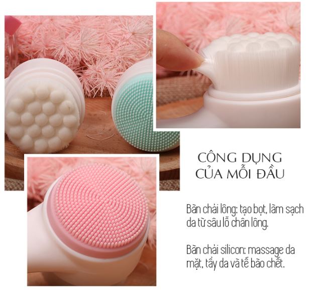 [HCM]CỌ RỬA MẶT HAI ĐẦU HÀN QUỐC
