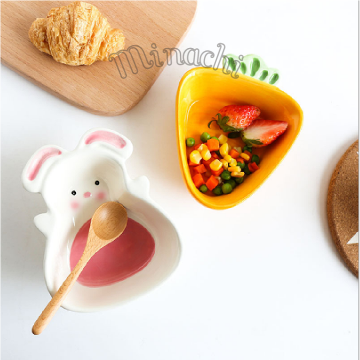 Bát Ăn Dặm Bát Gốm Sứ Cao Cấp Hình Thú,Hoa Quả Cho Bé