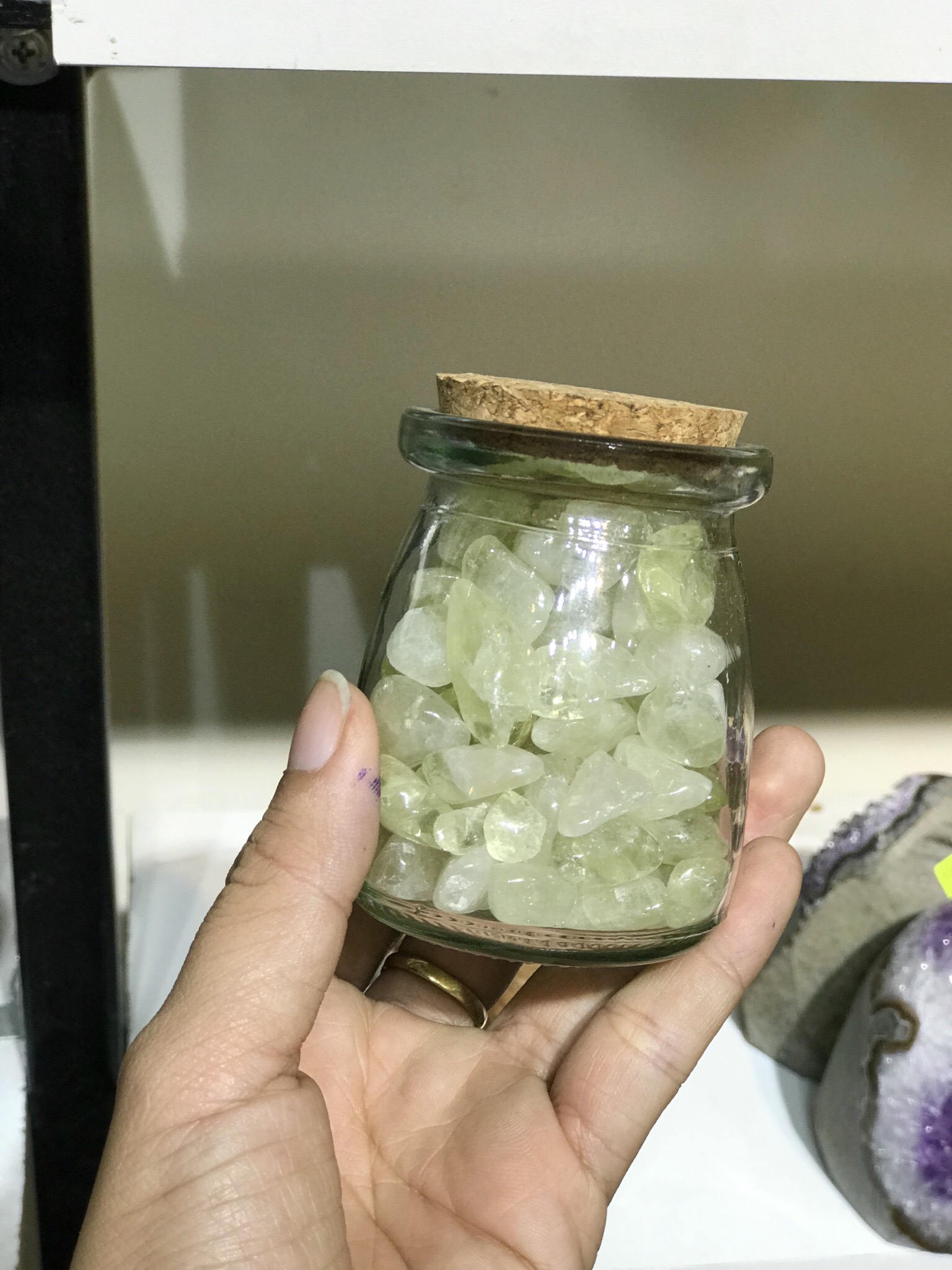 Đá vụn thạch anh vàng