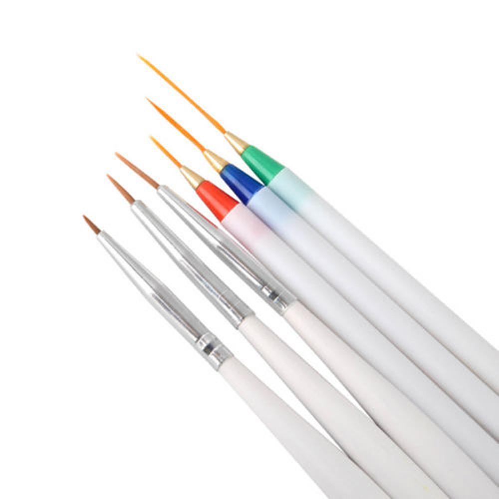 [HCM]Set 6 cây cọ vẽ móng nét nhỏ