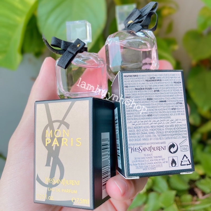 [ CHÍNH HÃNG] Nước hoa mini MON PARIS YSL 7,5ml