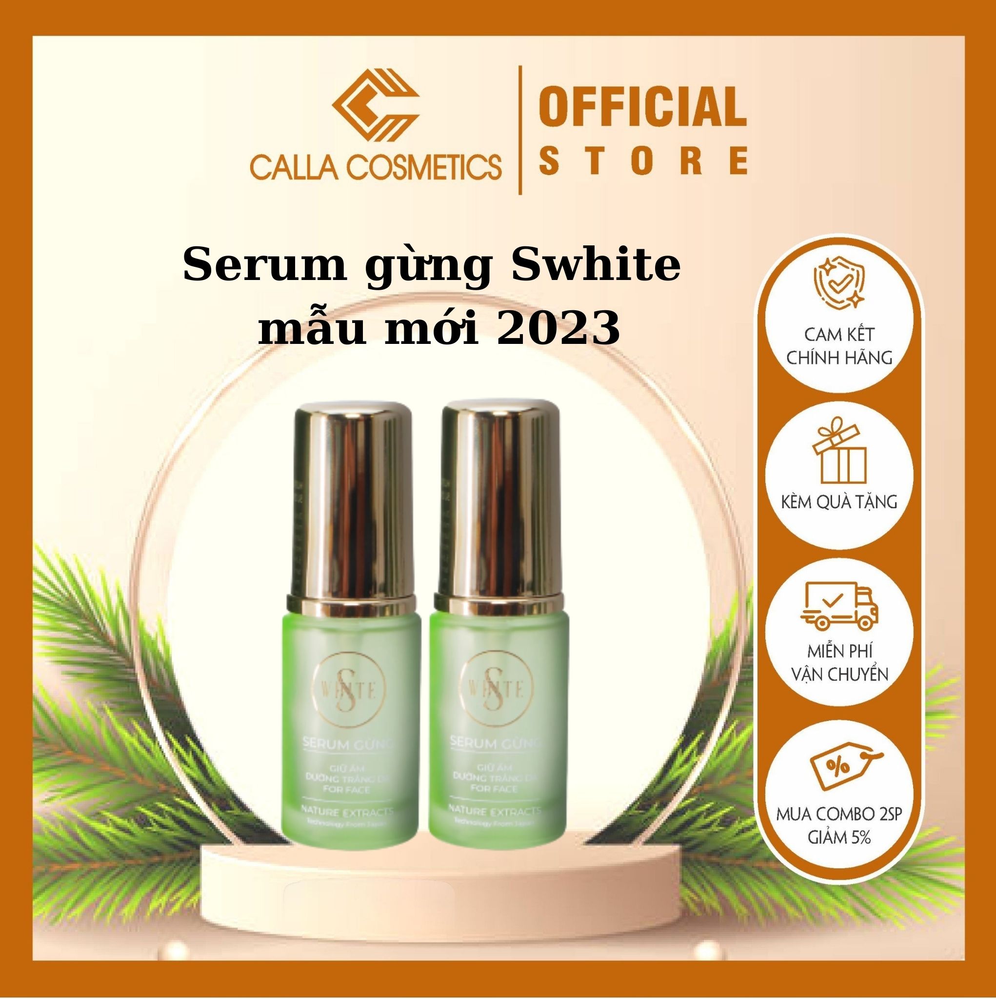 SERUM GỪNG SWHITE DƯỠNG SÁNG DA CẤP ẨM