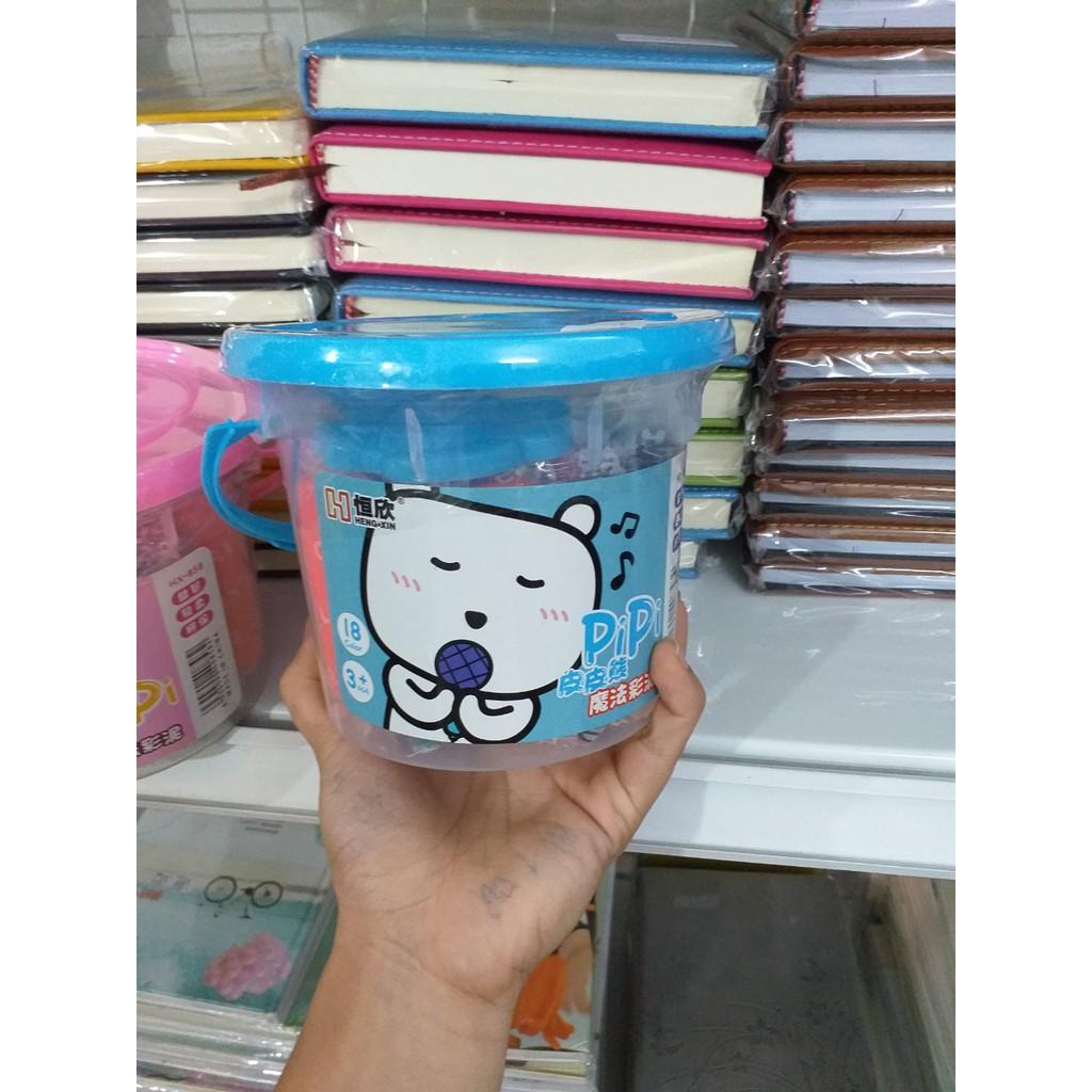 Xô đất nặn 12 màu