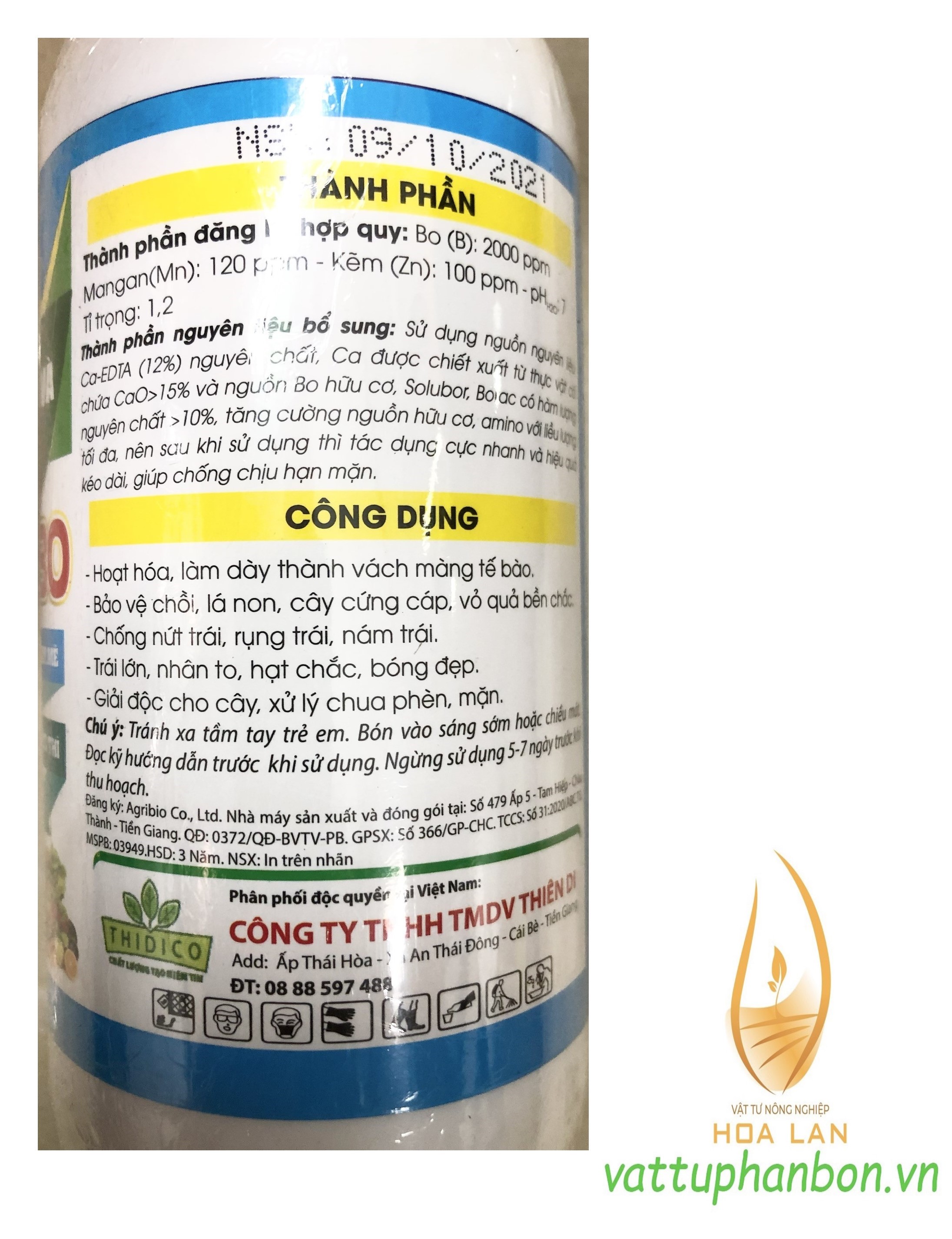 Phân Bón Siêu Canxi Bo TD Super Canxi Bo - #573A# 500ml