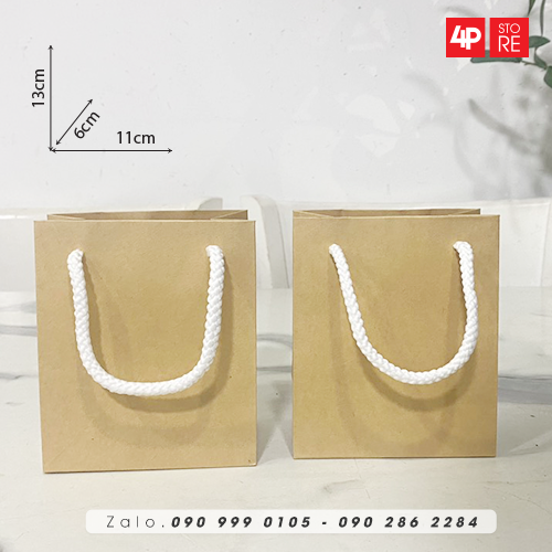 10 TÚI KRAFT 120GSM - NHIỀU SIZE