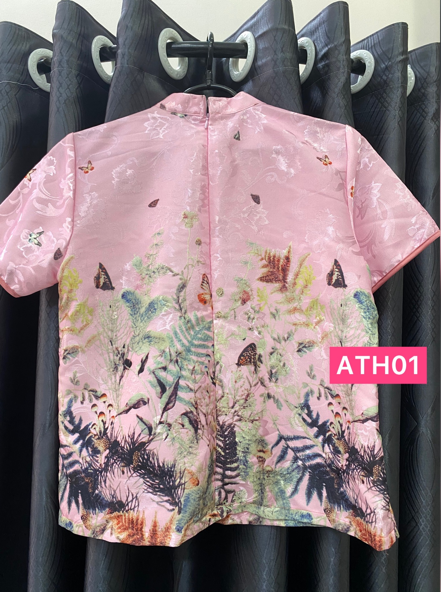 Áo Gấm Cổ Tàu