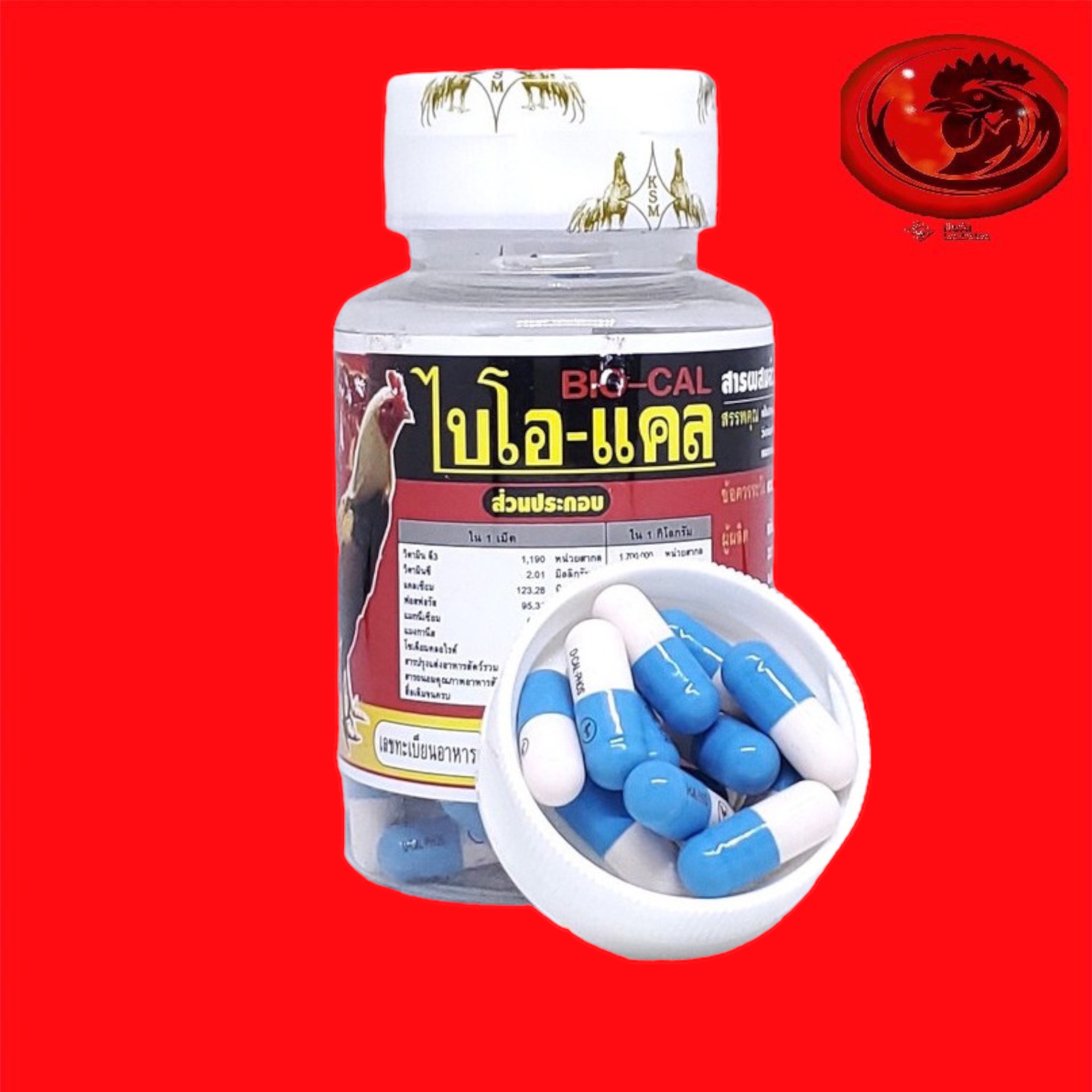 Bổ Xương Gân Gối BIO CAL cho gà đá 1 HỘP 100 VIÊN