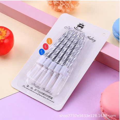 Nến xoắn trang trí bánh kem