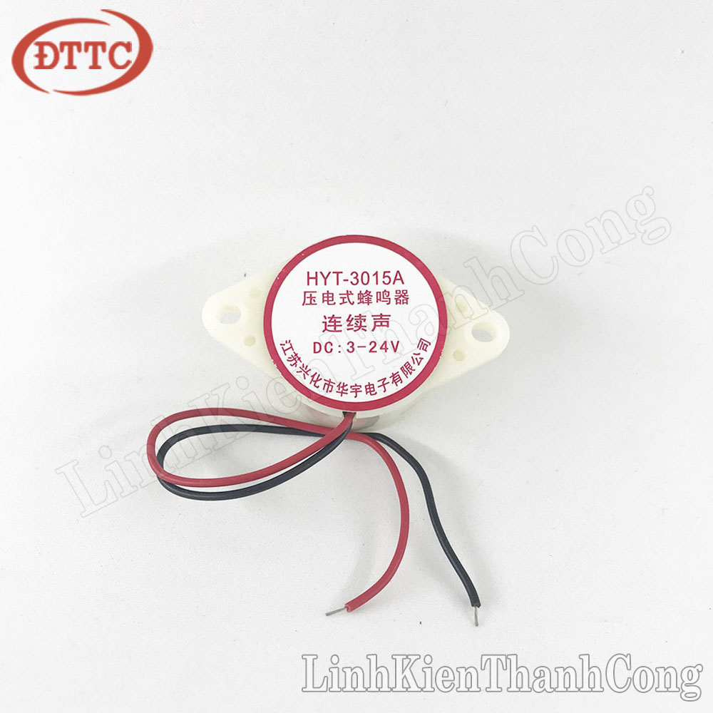 Còi thạch anh sfm-27 dc3-24v hyt-3015a