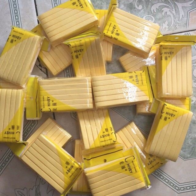 Bông bọt biển Rửa mặt hàn quốc 6 miếng
