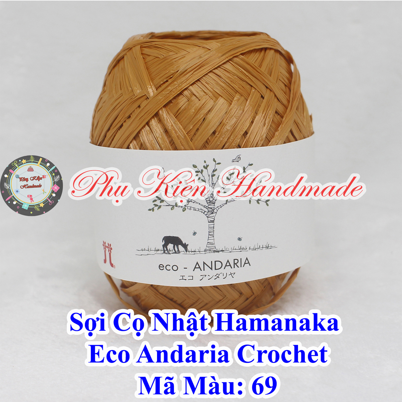 Sợi Cọ Nhật Hamanaka Eco Andaria Crochet