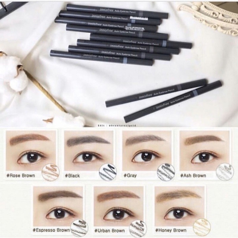 [HCM]Chì kẻ mày Innisfree Auto Eyebrow mẫu mới